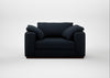 Trento Loveseat Loop Boucle Twill Midnight