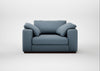 Trento Loveseat Smart Cotton Linen Celestial