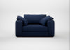 Trento Loveseat Smart Cotton Linen Indigo