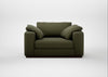 Trento Loveseat Smart Cotton Linen Myrtle