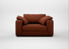 Trento Loveseat Smart Cotton Linen Rust