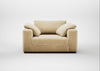 Trento Loveseat Smart Luxe Velvet Biscuit