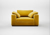 Trento Loveseat Smart Luxe Velvet Canary
