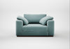 Trento Loveseat Smart Luxe Velvet Mineral Blue