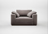 Trento Loveseat Smart Luxe Velvet Mushroom