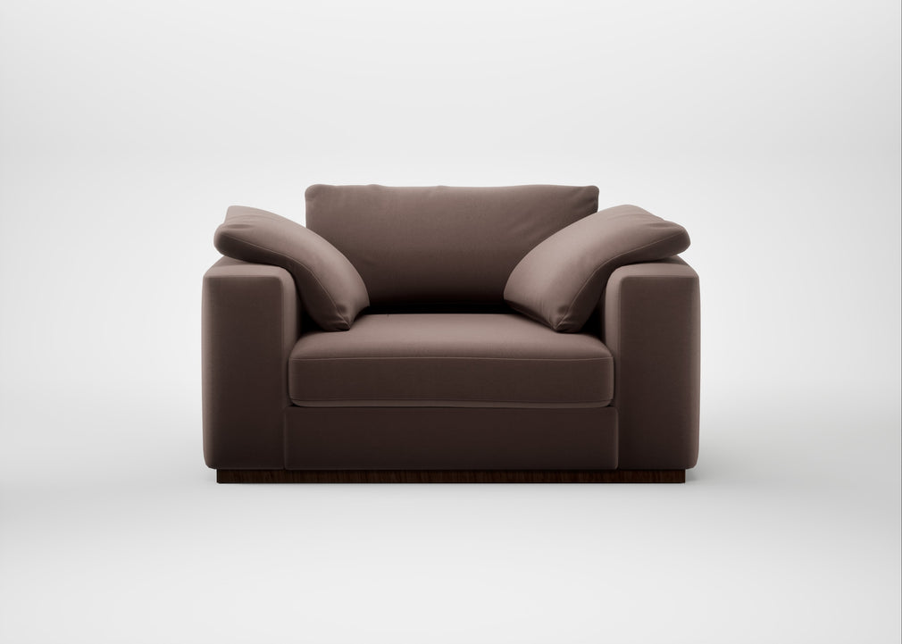 Trento Loveseat Smart Velvet Mouse