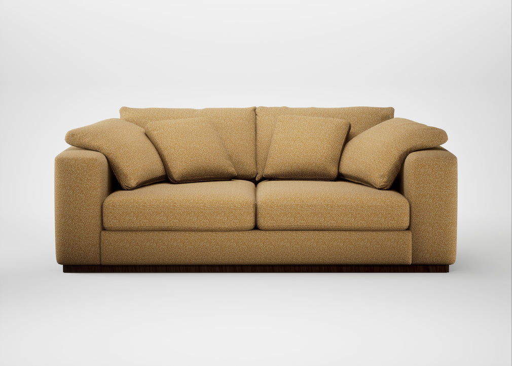 Trento 3 Seater Sofa Boucle Tweed Citrine