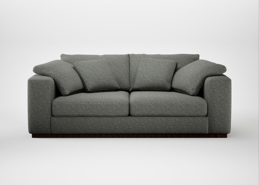 Trento 3 Seater Sofa Boucle Tweed Lapis