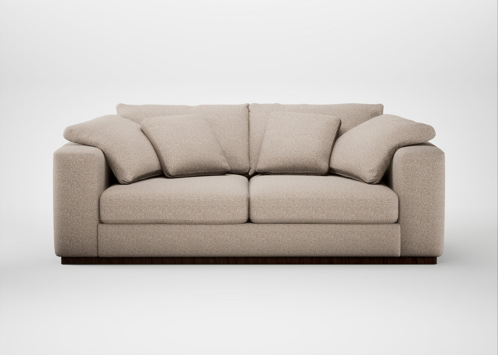 Trento 3 Seater Sofa Boucle Tweed Pearl
