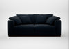 Trento 3 Seater Sofa Boucle Velvet Space