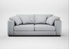 Trento 3 Seater Sofa Broad Weave Tin
