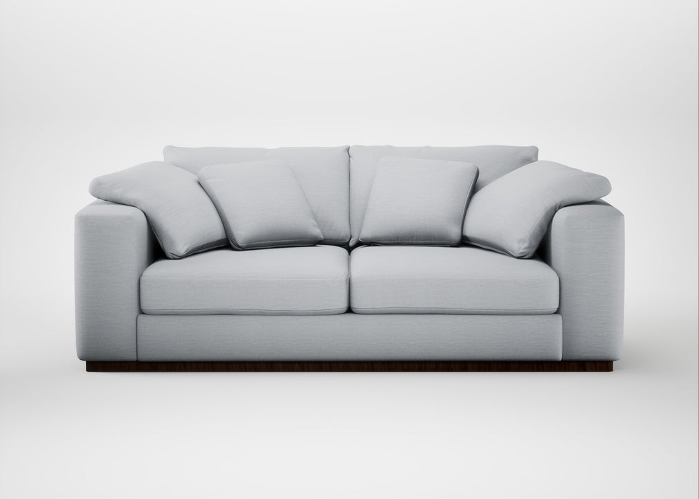 Trento 3 Seater Sofa Broad Weave Tin