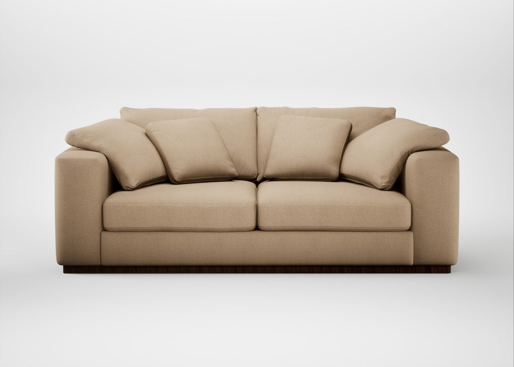 Trento 3 Seater Sofa Capelo Linen-Cotton Bamboo