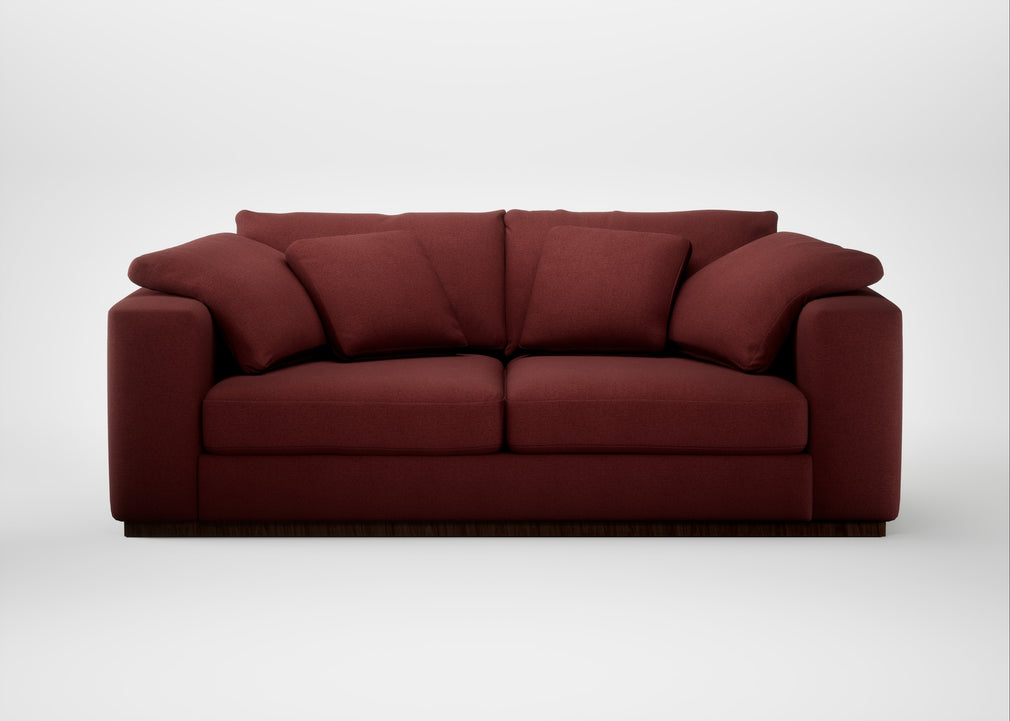 Trento 3 Seater Sofa Capelo Linen-Cotton Etruscan Red