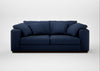 Trento 3 Seater Sofa Capelo Linen-Cotton Inkspot