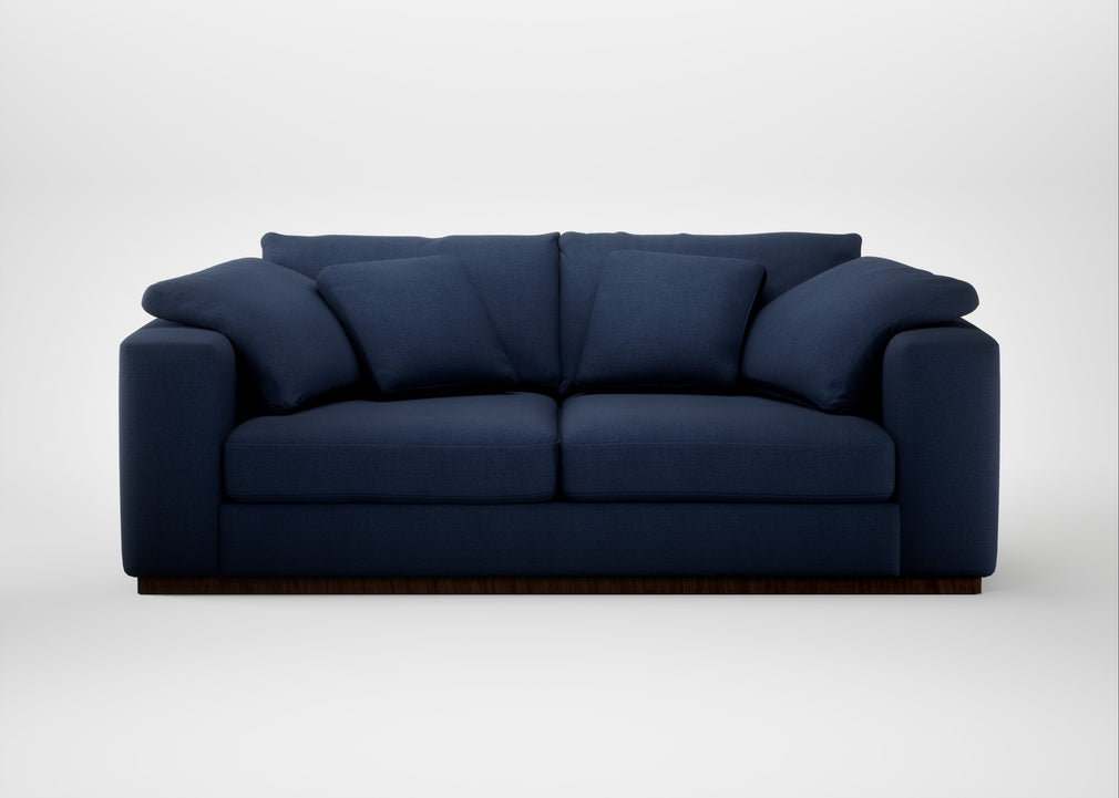 Trento 3 Seater Sofa Capelo Linen-Cotton Inkspot