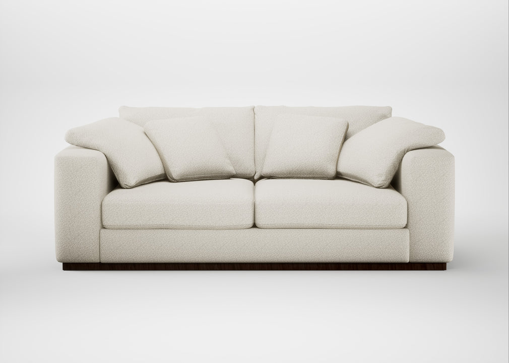 Trento 3 Seater Sofa Chunky Boucle Ecru