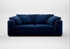 Trento 3 Seater Sofa Cotton Velvet Midnight