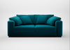 Trento 3 Seater Sofa Cotton Velvet Teal