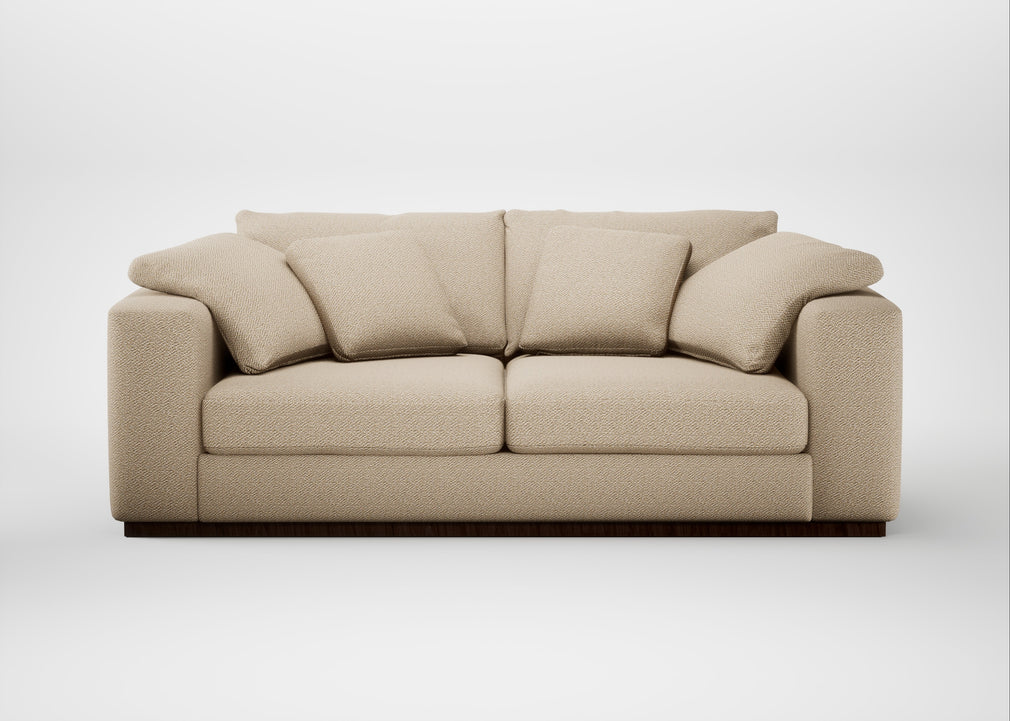 Trento 3 Seater Sofa Loop Twill Fossil