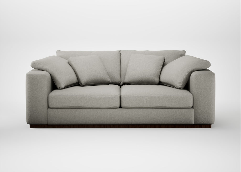 Trento 3 Seater Sofa Melton Wool Limestone
