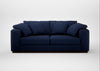 Trento 3 Seater Sofa Melton Wool New Navy