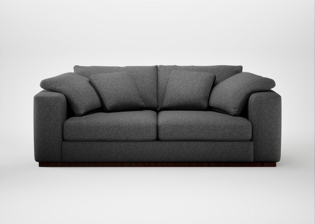 Trento 3 Seater Sofa Melton Wool Shale