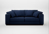 Trento 3 Seater Sofa Smart Cotton Linen Indigo