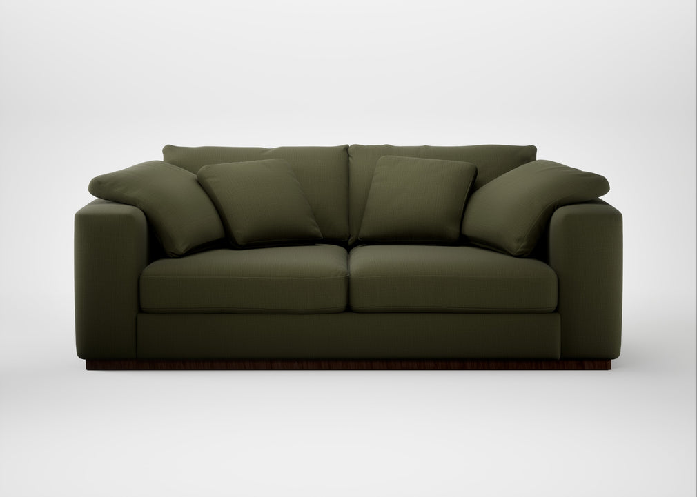 Trento 3 Seater Sofa Smart Cotton Linen Myrtle