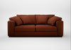 Trento 3 Seater Sofa Smart Cotton Linen Rust