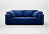 Trento 3 Seater Sofa Smart Luxe Velvet Azure