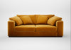 Trento 3 Seater Sofa Smart Luxe Velvet Cognac
