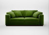 Trento 3 Seater Sofa Smart Luxe Velvet Grass
