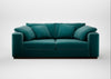 Trento 3 Seater Sofa Smart Luxe Velvet Ocean Green