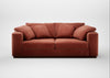 Trento 3 Seater Sofa Smart Luxe Velvet Tawny