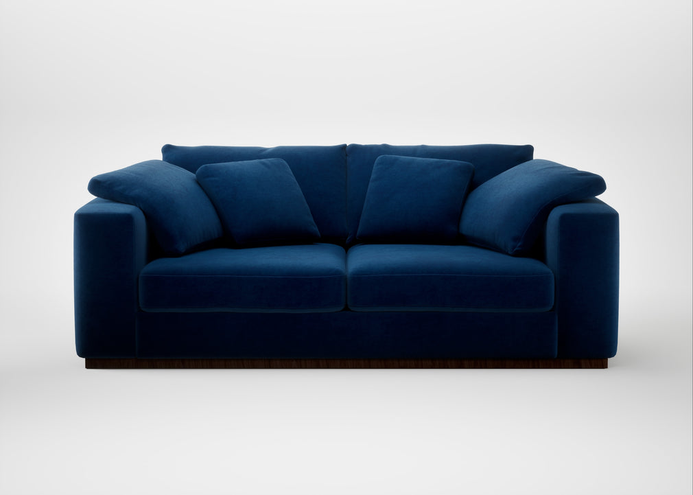 Trento 3 Seater Sofa Smart Velvet Dusk