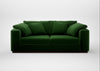 Trento 3 Seater Sofa Smart Velvet Forest