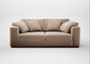 Trento 3 Seater Sofa Smart Velvet Pebble