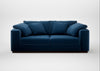 Trento 3 Seater Sofa Smart Velvet Petrol