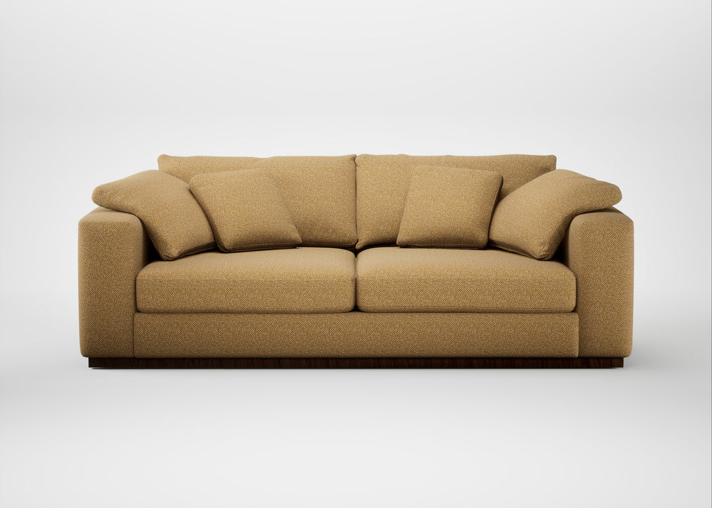 Trento 4 Seater Sofa Boucle Tweed Citrine