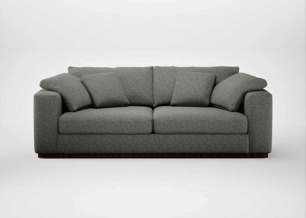 Trento 4 Seater Sofa Boucle Tweed Lapis