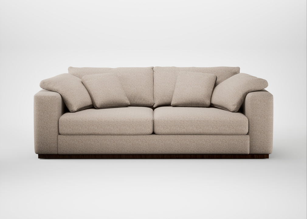 Trento 4 Seater Sofa Boucle Tweed Pearl