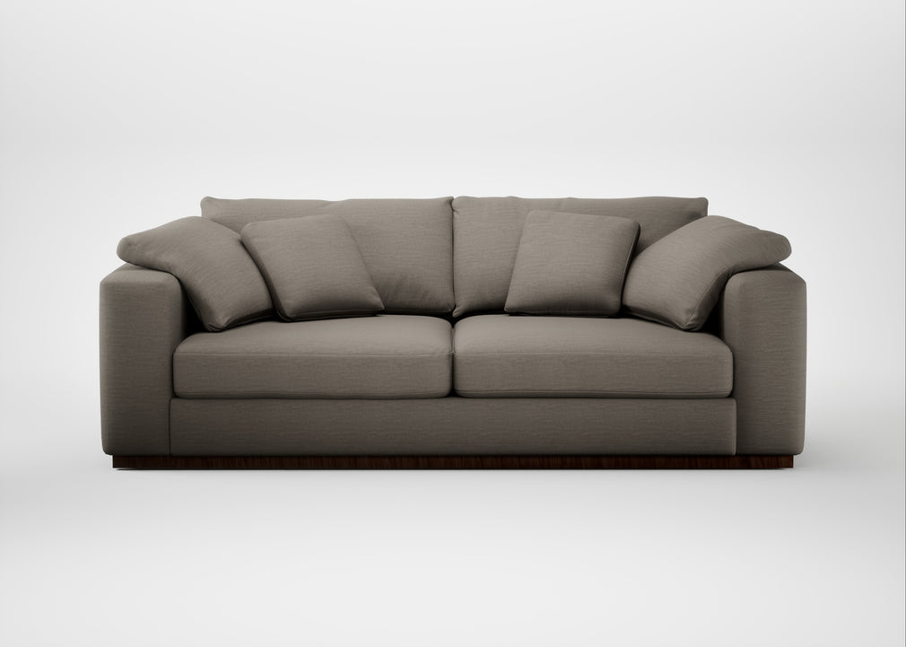 Trento 4 Seater Sofa Broad Weave Pebble