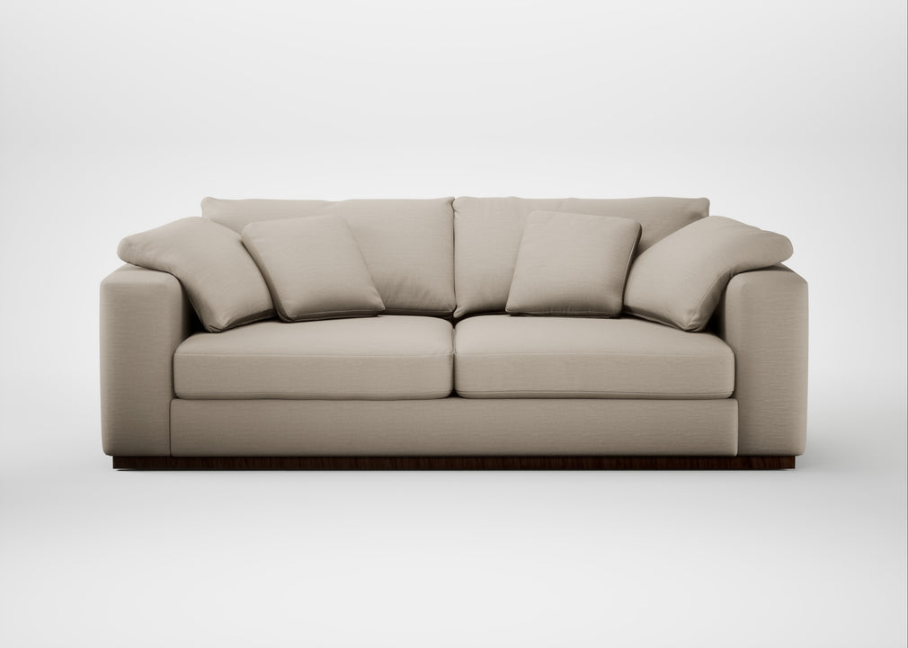 Trento 4 Seater Sofa Broad Weave Putty
