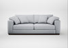 Trento 4 Seater Sofa Broad Weave Tin