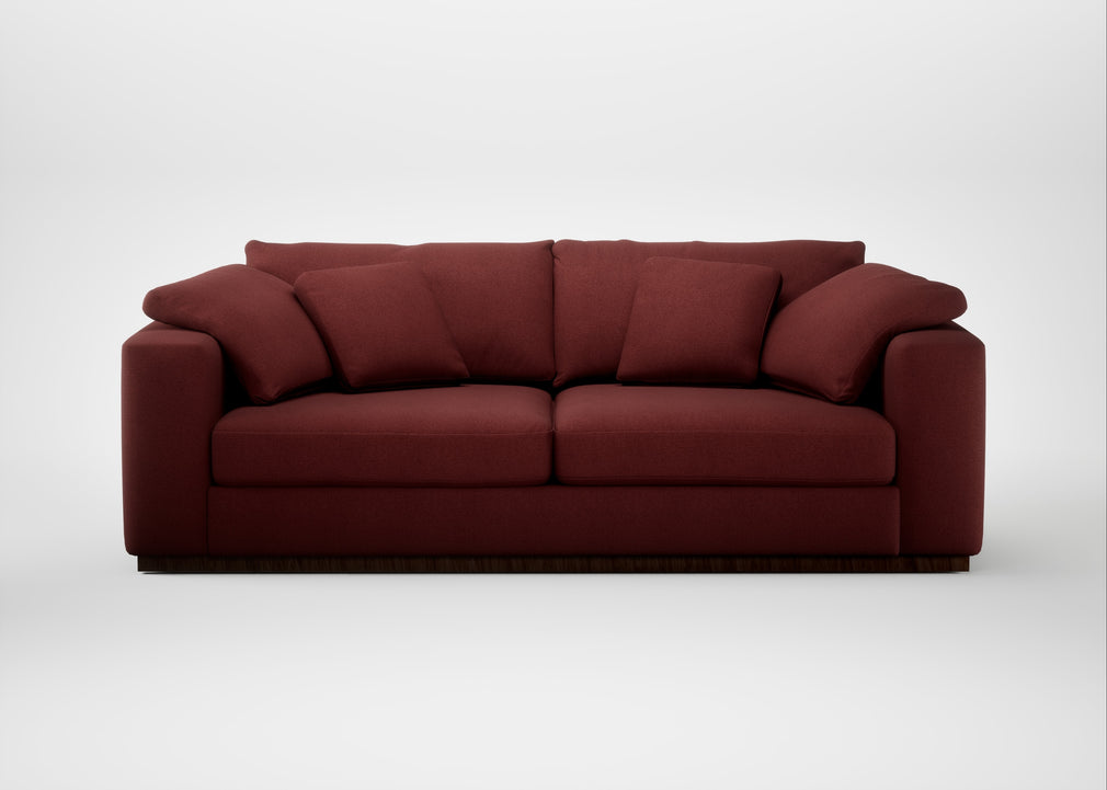Trento 4 Seater Sofa Capelo Linen-Cotton Etruscan Red