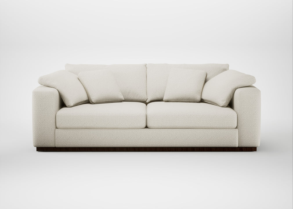 Trento 4 Seater Sofa Chunky Boucle Ecru