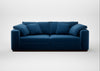 Trento 4 Seater Sofa Cotton Velvet Petrol