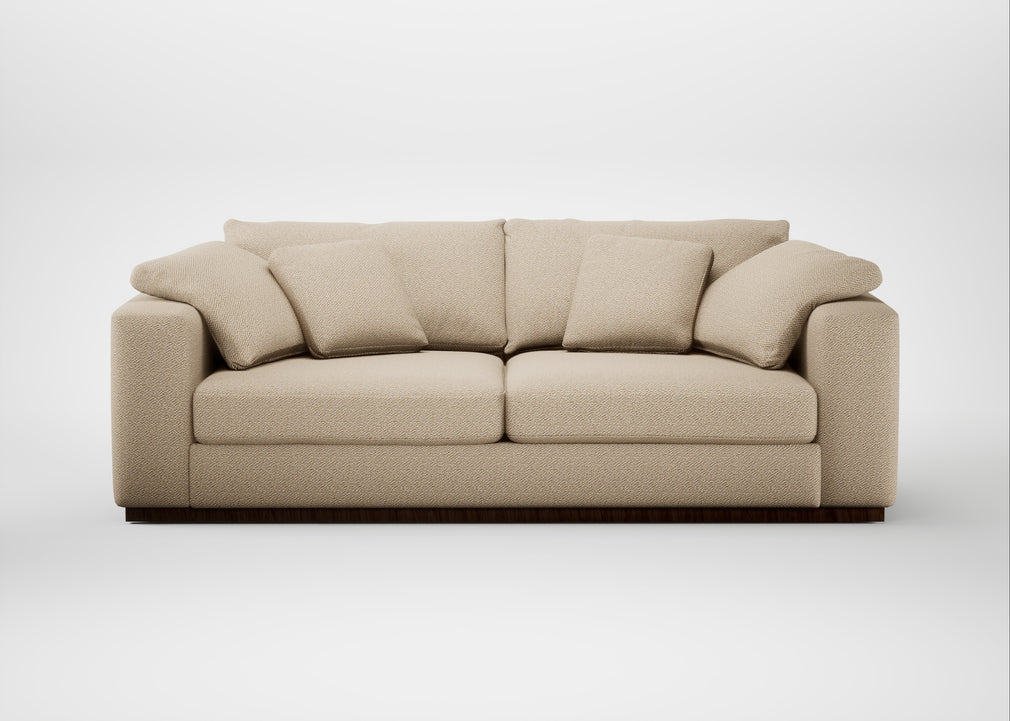 Trento 4 Seater Sofa Loop Twill Fossil