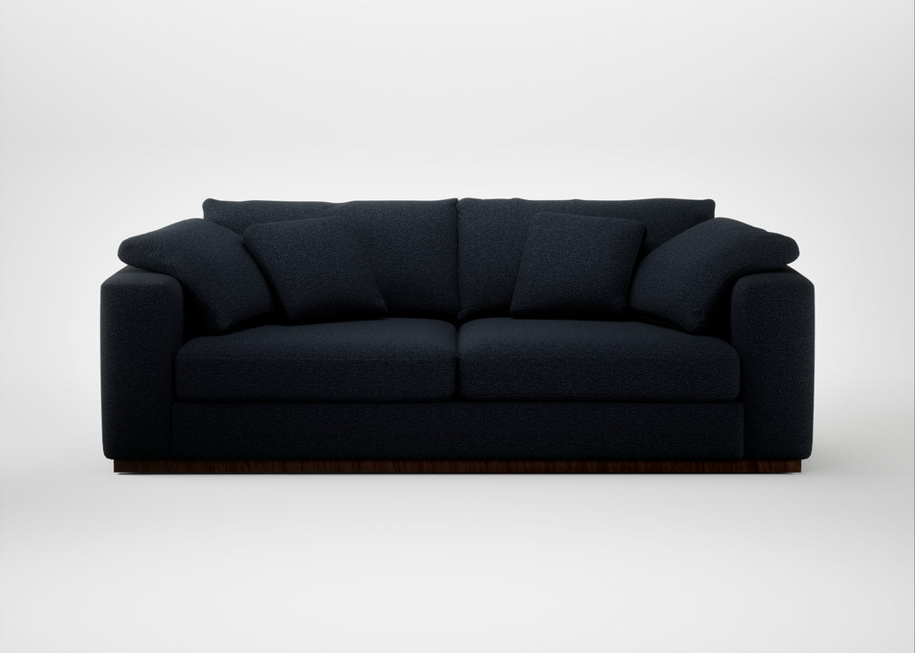 Trento 4 Seater Sofa Loop Twill Midnight
